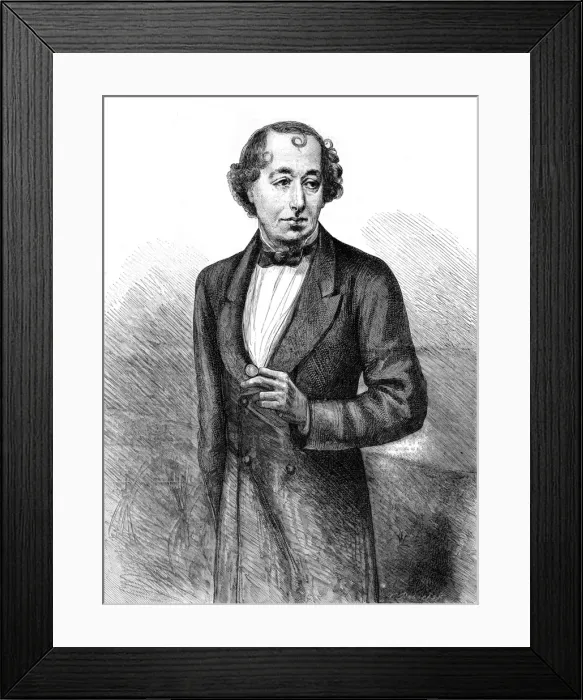 Framed Print : Benjamin Disraeli, (1804-1881) Framed Print : Benjamin Disraeli, (1804-1881)