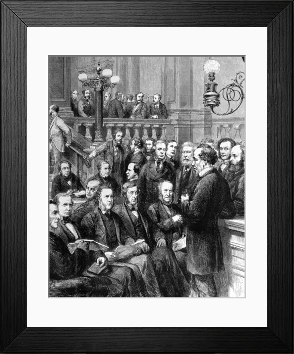 Framed Print : Benjamin Disraeli and the Conservative Party at the Carlton Framed Print : Benjamin Disraeli and the Conservative Party at the Carlton