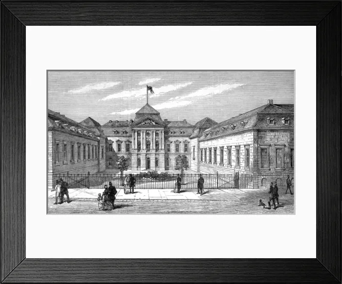 Framed Print : The Radziwill Palace, Berlin, 1878 Framed Print : The Radziwill Palace, Berlin, 1878