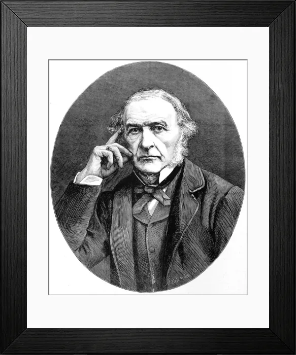 Framed Print : William Ewart Gladstone, (1809-1898) Framed Print : William Ewart Gladstone, (1809-1898)
