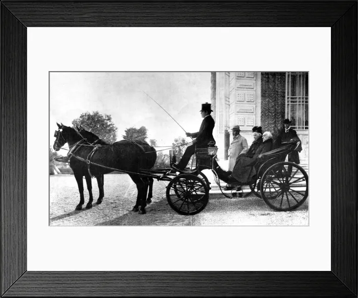Framed Print : W. E. Gladstone and Wife in Cannes, 1898 Framed Print : W. E. Gladstone and Wife in Cannes, 1898