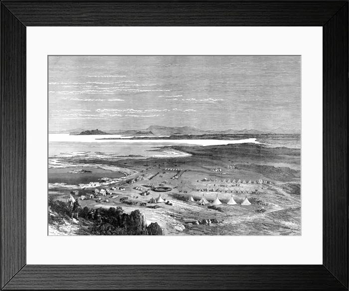 Framed Print : American Indians. The Modoc War in America. Lake Tule, with Framed Print : American Indians. The Modoc War in America. Lake Tule, with