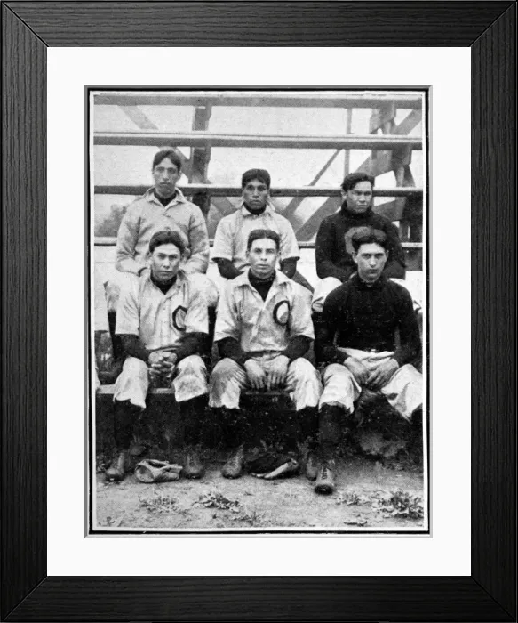 Framed Print : American Indians. The peaceful extinction of the red indian
