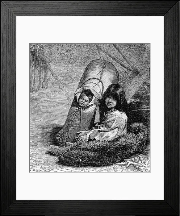 Framed Print : American Indians. New Mexico and Colorado. Indian baby Framed Print : American Indians. New Mexico and Colorado. Indian baby