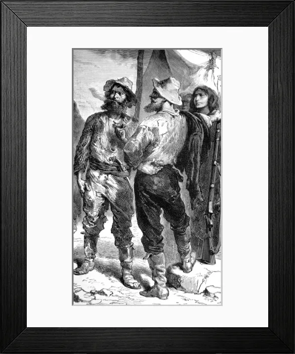 Framed Print : America. Montana miners Framed Print : America. Montana miners