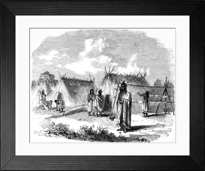 Framed Print : American Indians. The Assiniboine and Saskatchewan Exploring Framed Print : American Indians. The Assiniboine and Saskatchewan Exploring