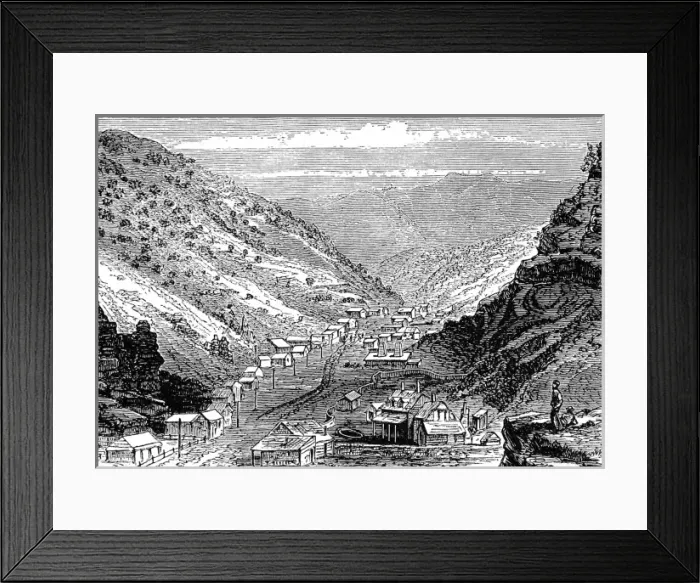 Framed Print : American Indians. An Artist in the far West. Our camp in Uta Framed Print : American Indians. An Artist in the far West. Our camp in Uta