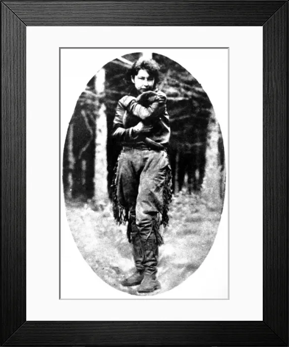 Framed Print : American Indians. Grey Owls wife, Anahareo Framed Print : American Indians. Grey Owls wife, Anahareo