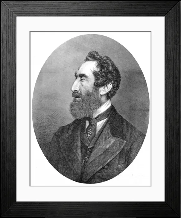Framed Print : Bulwer Lytton, 1st Baron Lytton of Knebworth, (1803-1873)