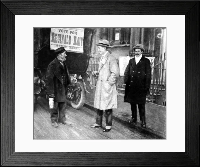 Framed Print : Reginald Rait Canvassing on the Isle of Thanet, 1923 Framed Print : Reginald Rait Canvassing on the Isle of Thanet, 1923