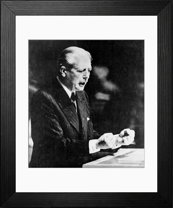 Framed Print : Harold Macmillan at the United Nations General Assembly Framed Print : Harold Macmillan at the United Nations General Assembly