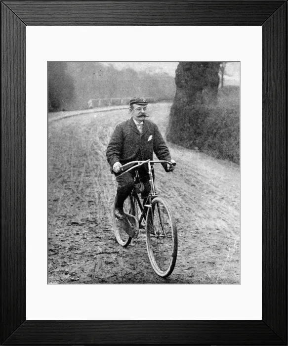 Framed Print : The Safety Bicycle of the 1890 s Framed Print : The Safety Bicycle of the 1890 s