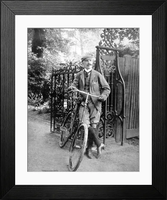 Framed Print : Mr. S. Bancroft, Cyclist, 1896 Framed Print : Mr. S. Bancroft, Cyclist, 1896