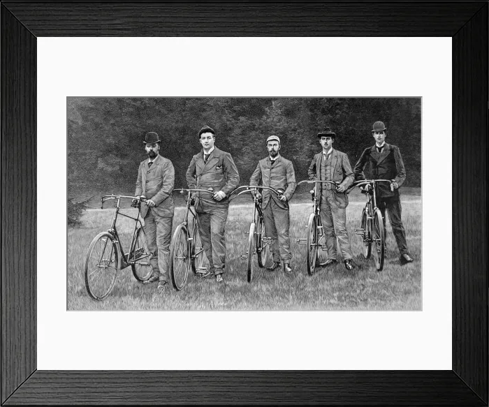 Framed Print : Imperial and Royal Cyclists, 1894 Framed Print : Imperial and Royal Cyclists, 1894