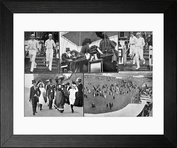 Framed Print : The Eton vs. Harrow Cricket Match, Lords, 1910 Framed Print : The Eton vs. Harrow Cricket Match, Lords, 1910
