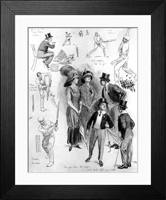 Framed Print : The Eton vs. Harrow Cricket Match, 1910 Framed Print : The Eton vs. Harrow Cricket Match, 1910