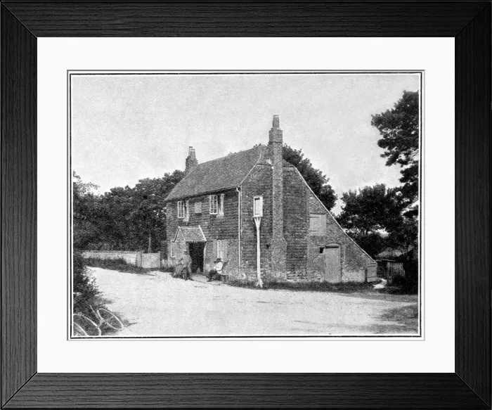 Framed Print : The Bat and Ball Public House, Hambledon, 1908 Framed Print : The Bat and Ball Public House, Hambledon, 1908