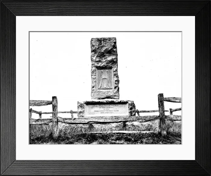 Framed Print : The Hambledon Cricket Memorial, Hampshire, 1922 Framed Print : The Hambledon Cricket Memorial, Hampshire, 1922