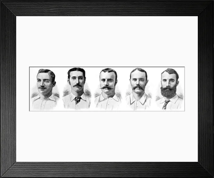 Framed Print : Australian Cricketers of 1882 Framed Print : Australian Cricketers of 1882