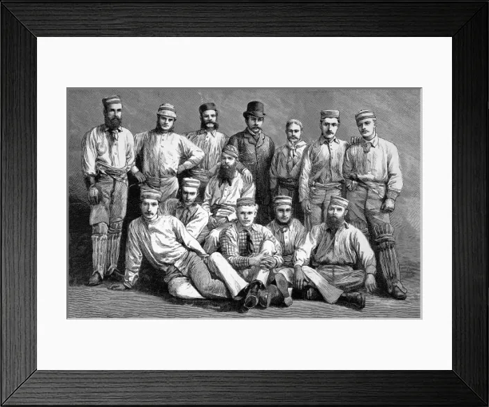 Framed Print : The Australian Cricket Team, 1878 Framed Print : The Australian Cricket Team, 1878
