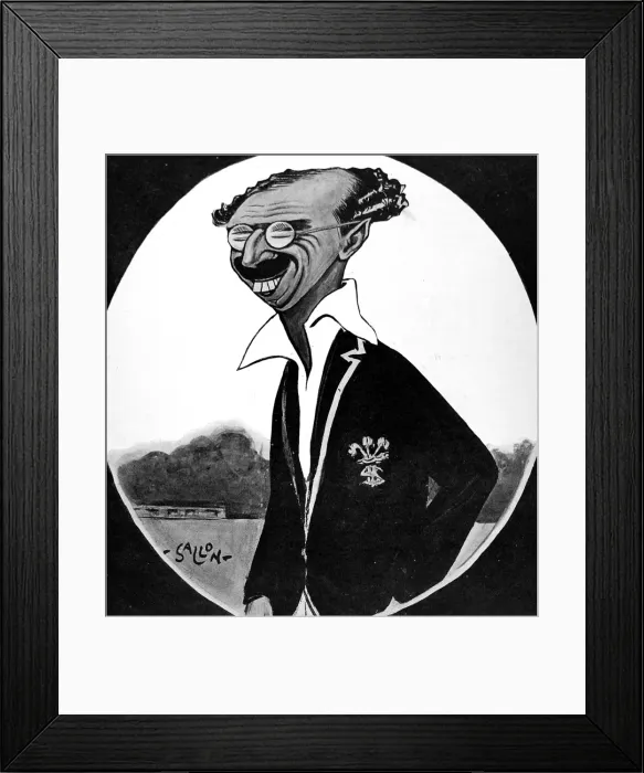 Framed Print : Cartoon of Percy Fender, 1929 Framed Print : Cartoon of Percy Fender, 1929