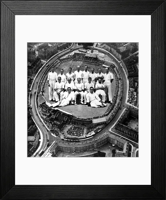 Framed Print : The Australian Cricket Team at the Oval, 1938