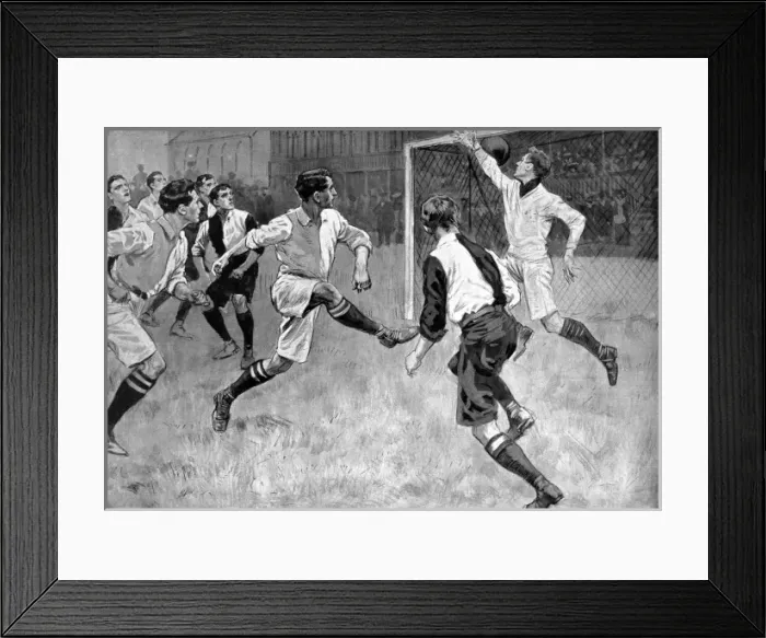 Framed Print : Oxford University vs. Cambridge University Football Match, 1 Framed Print : Oxford University vs. Cambridge University Football Match, 1