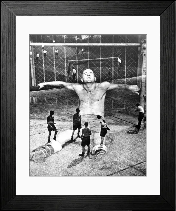 Framed Print : Alex James and Footballers Montage, 1933 Framed Print : Alex James and Footballers Montage, 1933