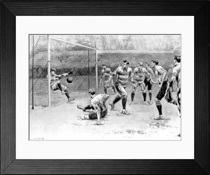 Framed Print : England vs. Scotland Football Match, 1901 Framed Print : England vs. Scotland Football Match, 1901