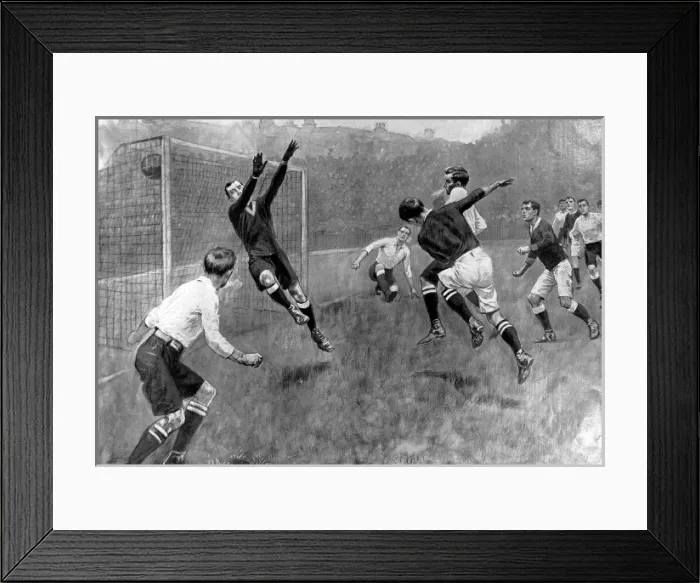 Framed Print : Chelsea vs. Tottenham Hotspur, 1909 Framed Print : Chelsea vs. Tottenham Hotspur, 1909