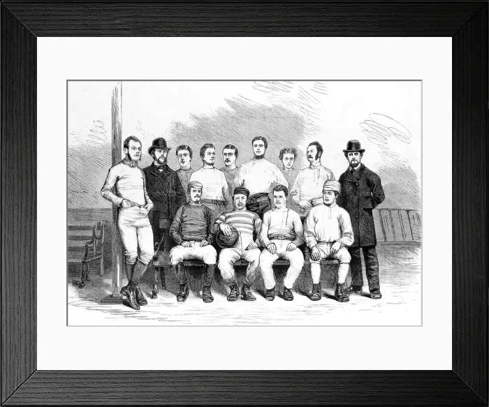 Framed Print : Sheffield Football Club, 1874 Framed Print : Sheffield Football Club, 1874
