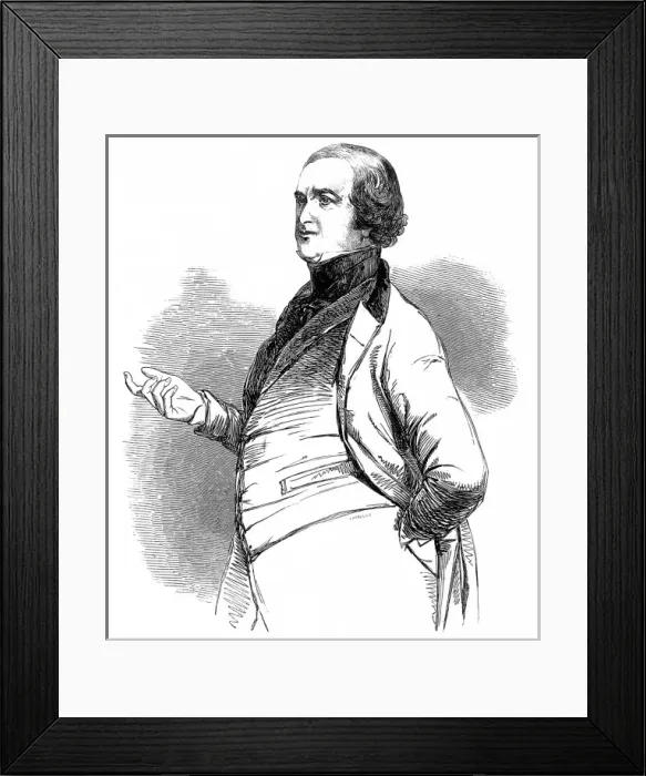 Framed Print : Sir Robert Peel, 1846 Framed Print : Sir Robert Peel, 1846