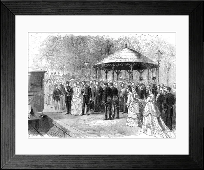 Framed Print : The Emperor starting for Metz; Franco-Prussian War, 1870 Framed Print : The Emperor starting for Metz; Franco-Prussian War, 1870