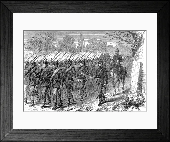 Framed Print : The Siege of Paris; Franco-Prussian War, 1870-1 Framed Print : The Siege of Paris; Franco-Prussian War, 1870-1