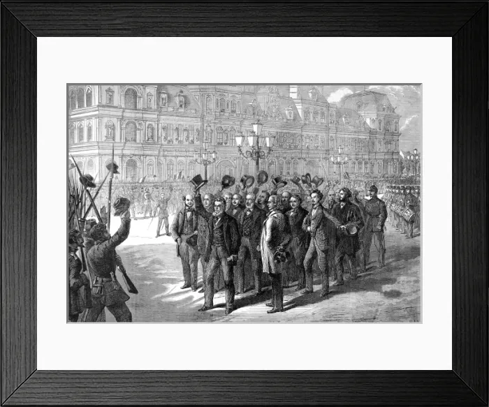 Framed Print : The Provisional Government reviewing the National Guard; Fra Framed Print : The Provisional Government reviewing the National Guard; Fra
