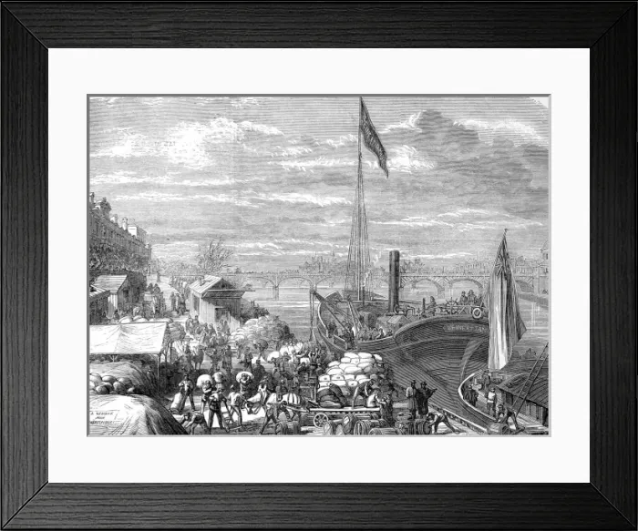 Framed Print : The Relief of Paris at the end of the Franco-Prussian War, 1 Framed Print : The Relief of Paris at the end of the Franco-Prussian War, 1