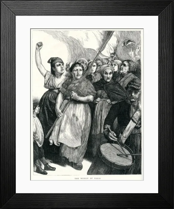 Framed Print : Women Communards; Paris Commune 1871 Framed Print : Women Communards; Paris Commune 1871