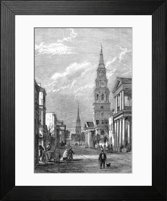 Framed Print : Charleston, South Carolina, 1861 Framed Print : Charleston, South Carolina, 1861