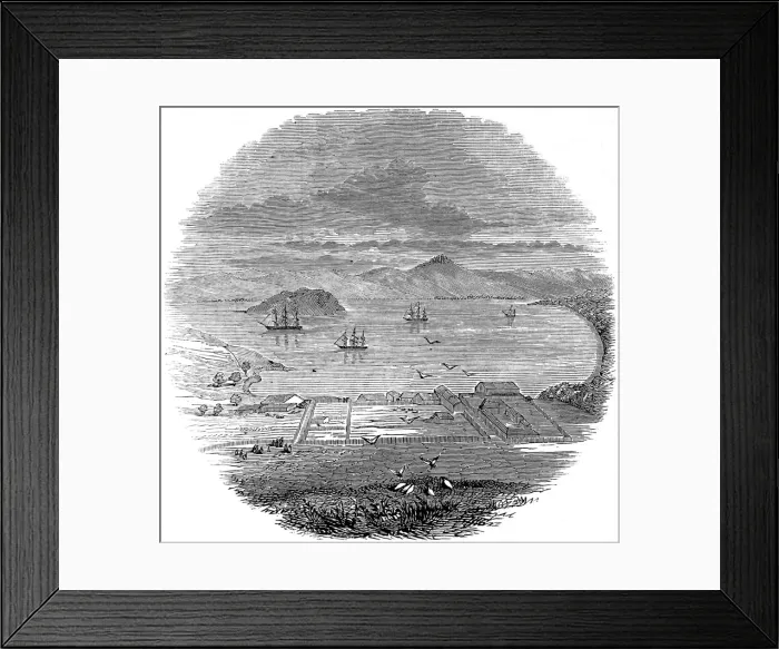 Framed Print : Anchorage at Yerba Buena, San Francisco, 1846 Framed Print : Anchorage at Yerba Buena, San Francisco, 1846