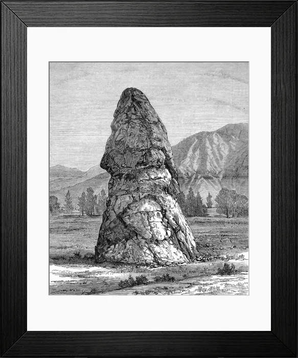 Framed Print : The Cap of Liberty, Mammoth Hot Springs, Yellowstone, 1874 Framed Print : The Cap of Liberty, Mammoth Hot Springs, Yellowstone, 1874