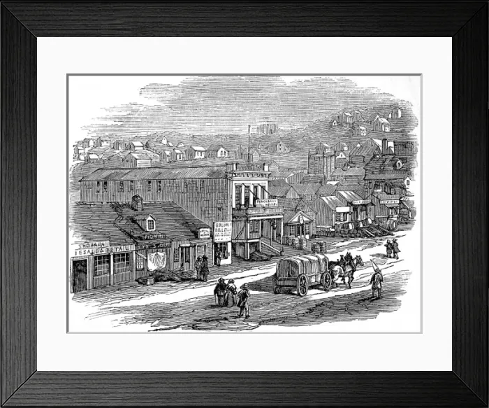 Framed Print : California. San Francisco. Blay-Place, San Francisco