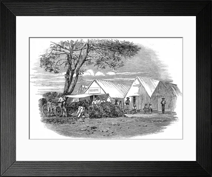 Framed Print : Amreica. Photographs from America. Sicard, on the Yuba Framed Print : Amreica. Photographs from America. Sicard, on the Yuba