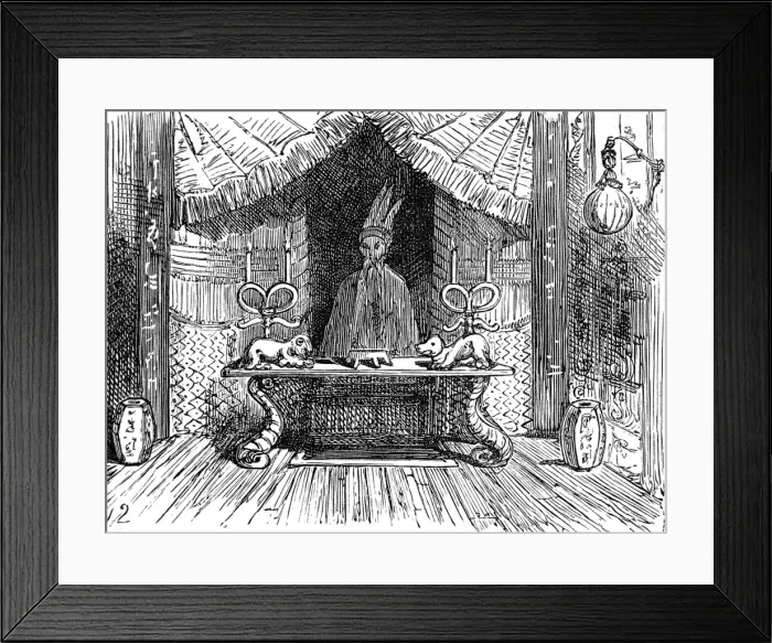 Framed Print : America. The Chinese in San Francisco. A Joss-house, or Chin Framed Print : America. The Chinese in San Francisco. A Joss-house, or Chin