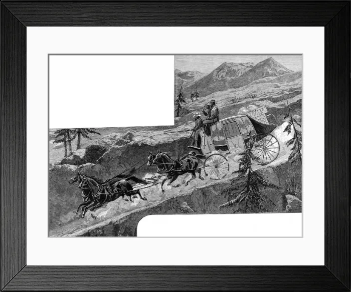Framed Print : America. On the Southern Route from San Francisco to New Yor Framed Print : America. On the Southern Route from San Francisco to New Yor