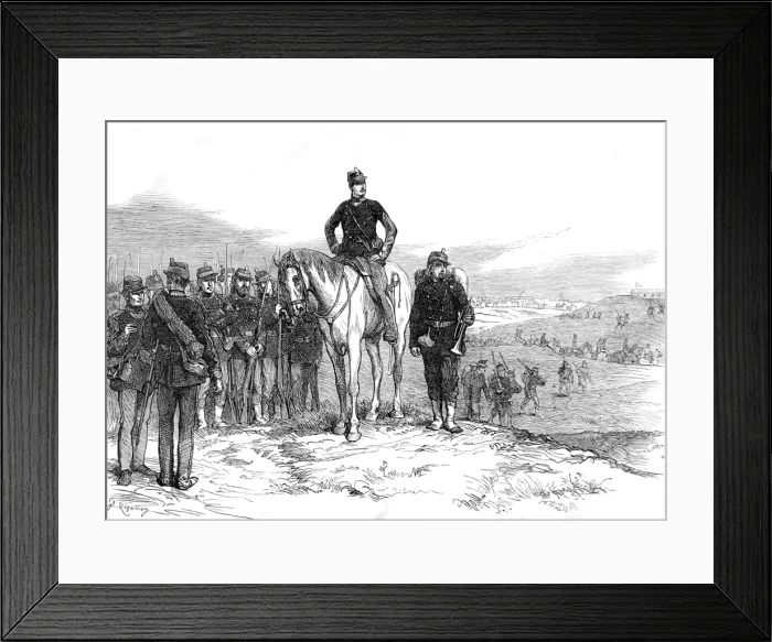 Framed Print : French Defensive Outpost near Paris; Franco-Prussian War, 18 Framed Print : French Defensive Outpost near Paris; Franco-Prussian War, 18