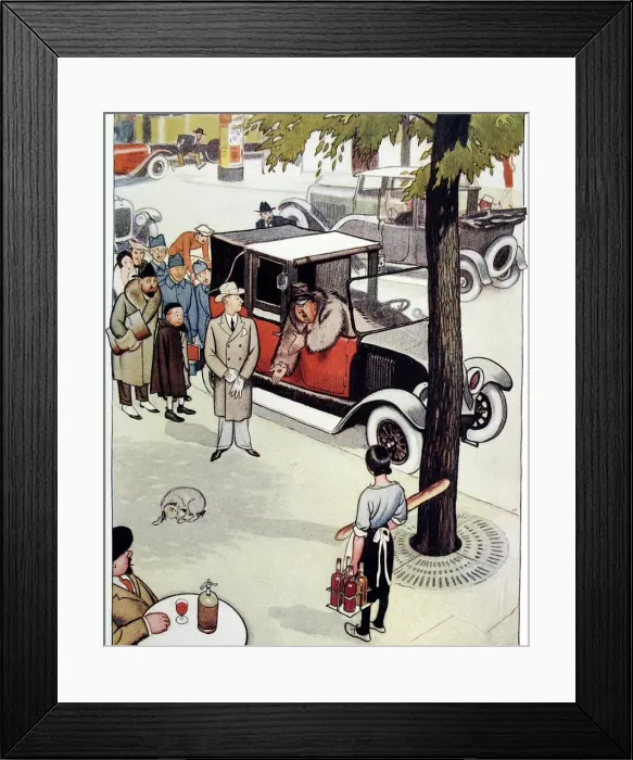 Framed Print : When Ignorance is Bliss Cartoon, 1928 Framed Print : When Ignorance is Bliss Cartoon, 1928