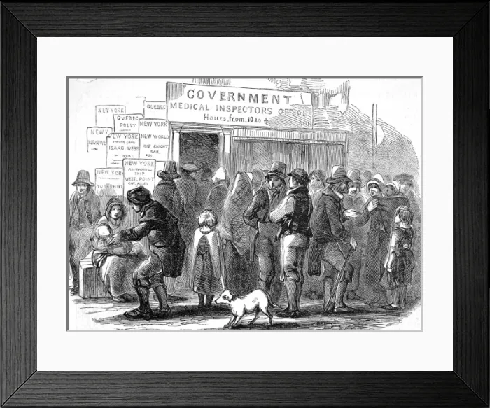 Framed Print : The Government Inspectors Office, Liverpool, 1850 Framed Print : The Government Inspectors Office, Liverpool, 1850