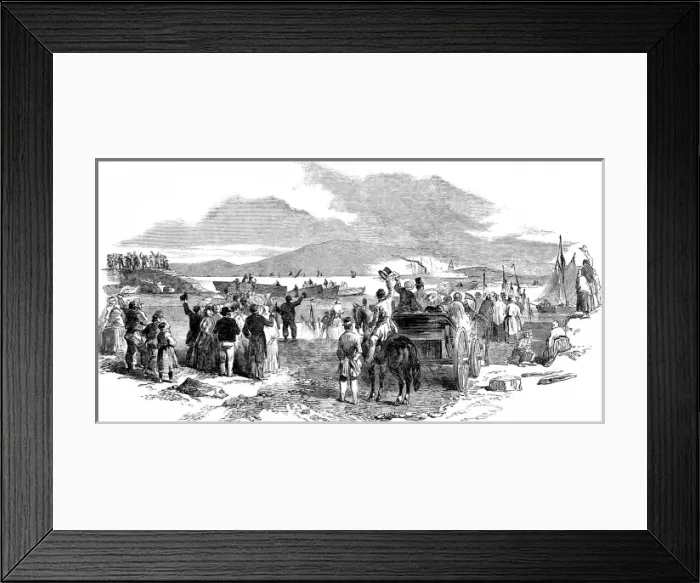 Framed Print : The Departure of the Viceroy, Galway, 1850 Framed Print : The Departure of the Viceroy, Galway, 1850