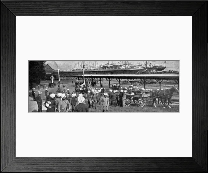 Framed Print : Indian Immigrants at Vancouver Docks, Canada, 1907 Framed Print : Indian Immigrants at Vancouver Docks, Canada, 1907