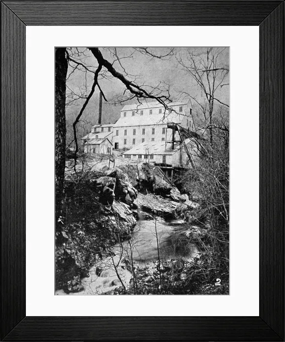Framed Print : The Mills of Gwynfynydd Mine, Wales, 1911 Framed Print : The Mills of Gwynfynydd Mine, Wales, 1911